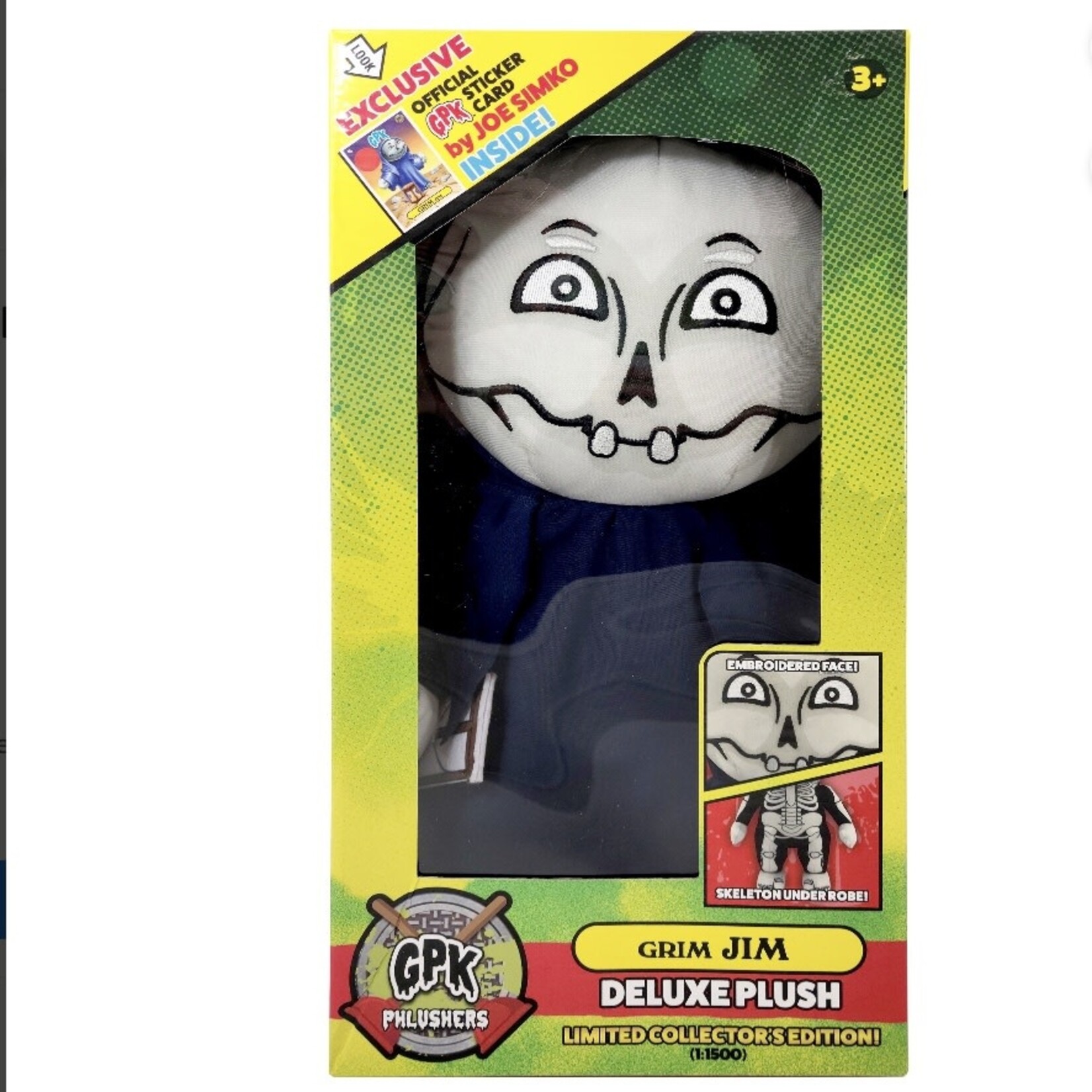 Discount Central Garbage Pail Kids Deluxe 12 Plush- Limited Collectors Edition- Grim Jim