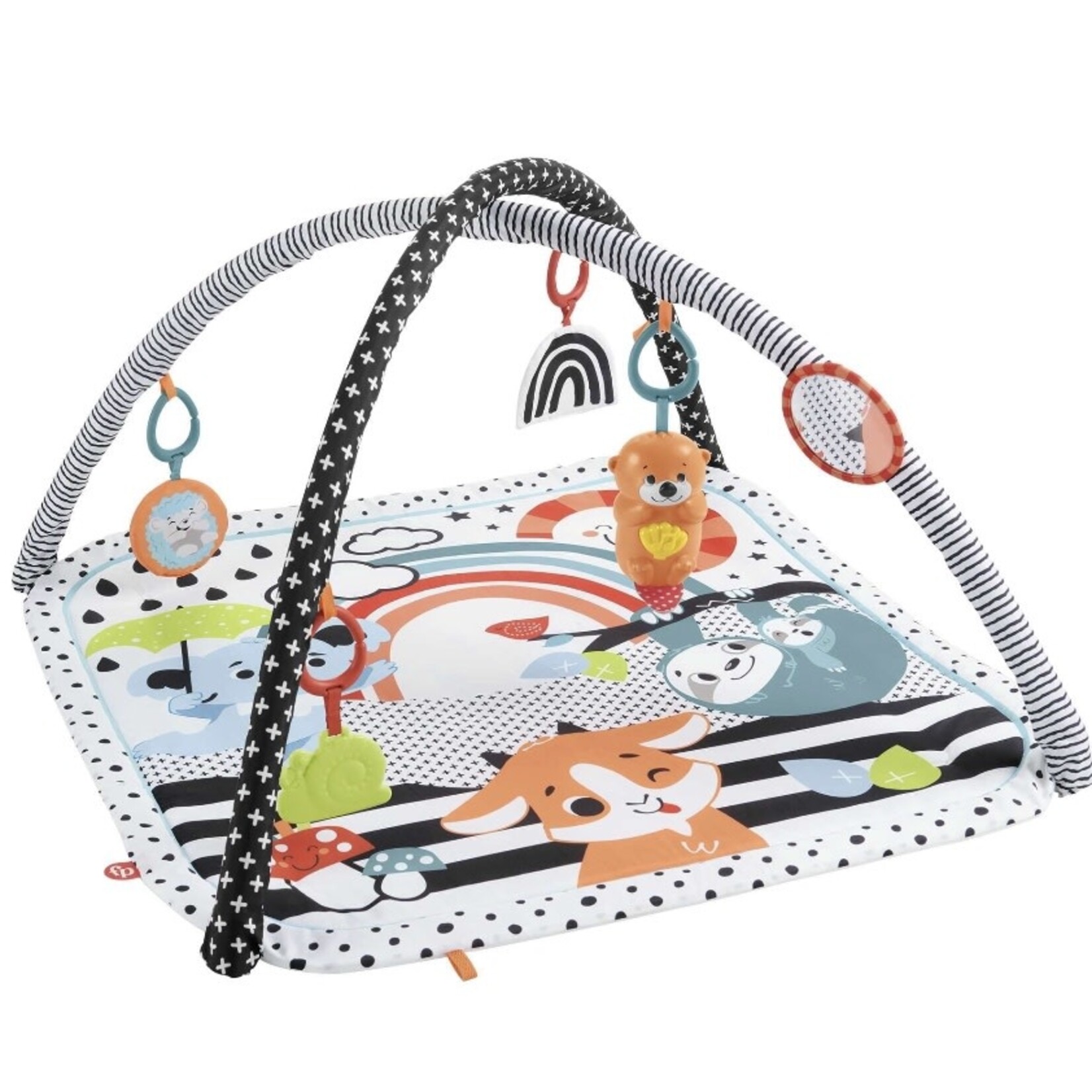 Discount Central Fisher-Price 3-in-1 Music Glow and Grow Gym Infant Playmat with Lights & Removable Toys