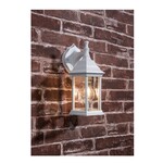 Discount Central Project Source 11.81” White Outdoor Wall Light, 1pc