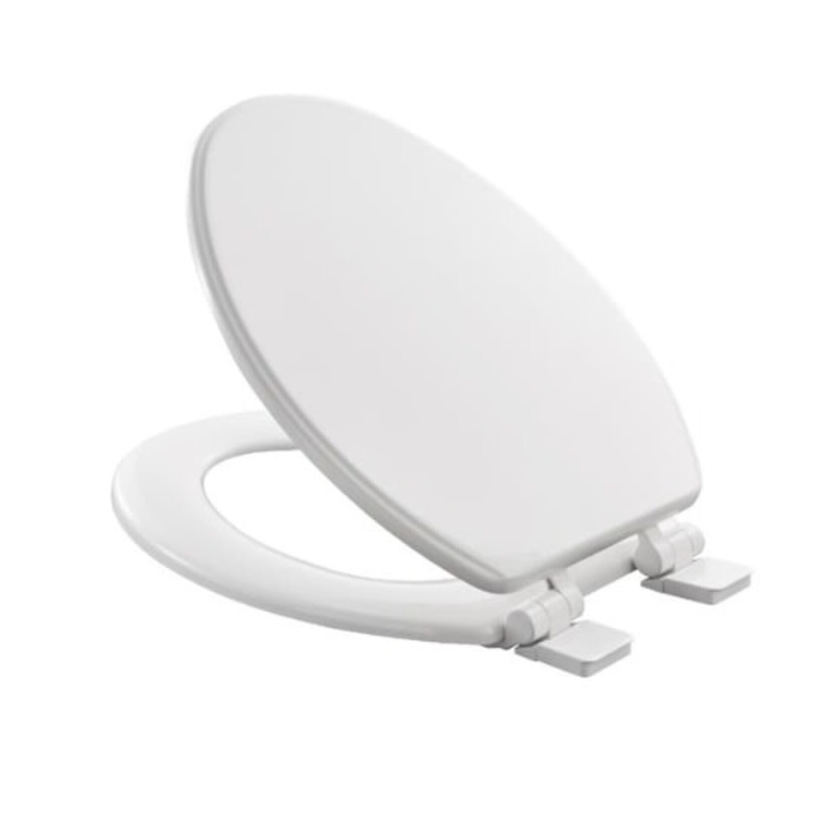 Discount Central Moments Wood White Elongated Soft Close Toilet Seat