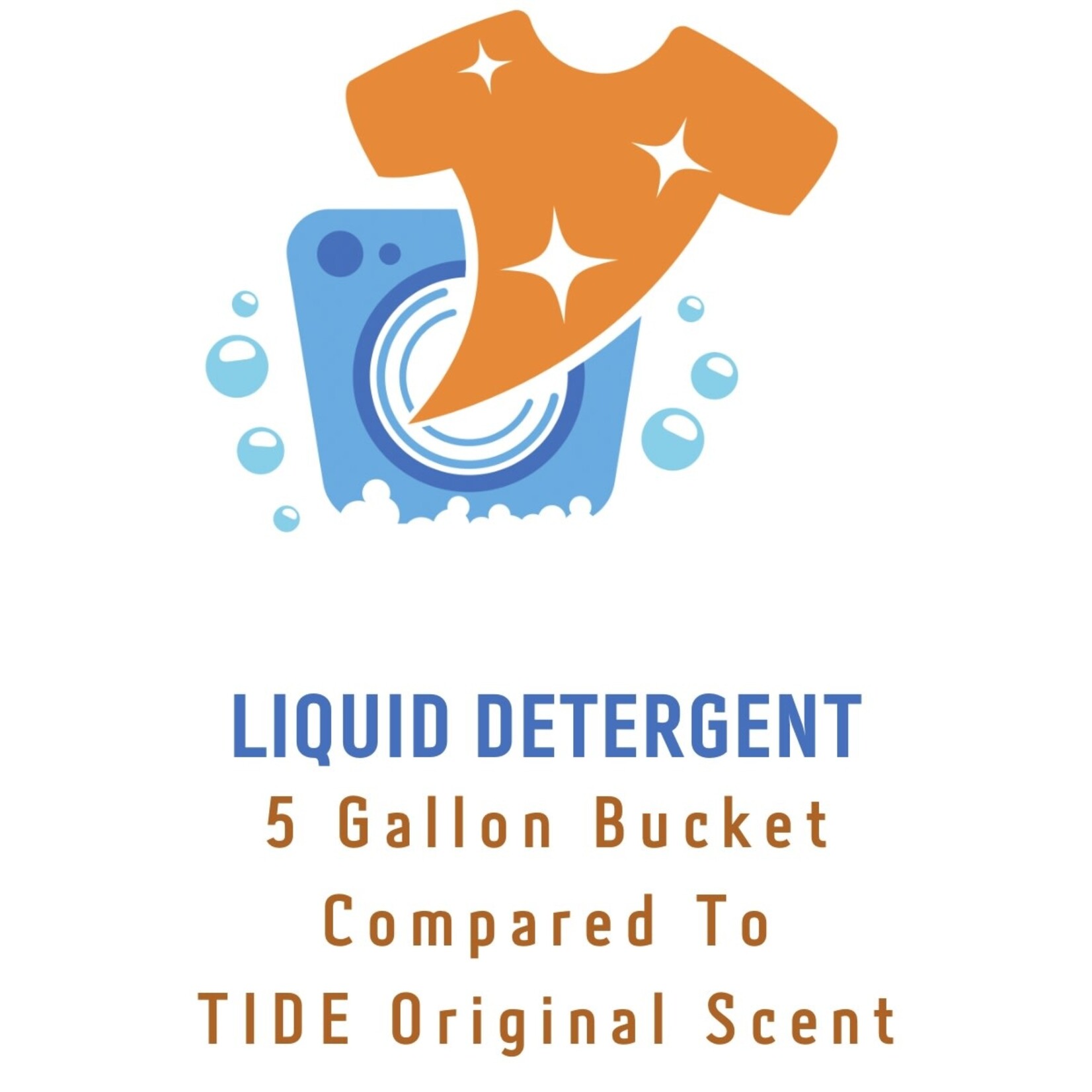 Discount Central 5 Gallon Liquid Detergent Tide Original Scent