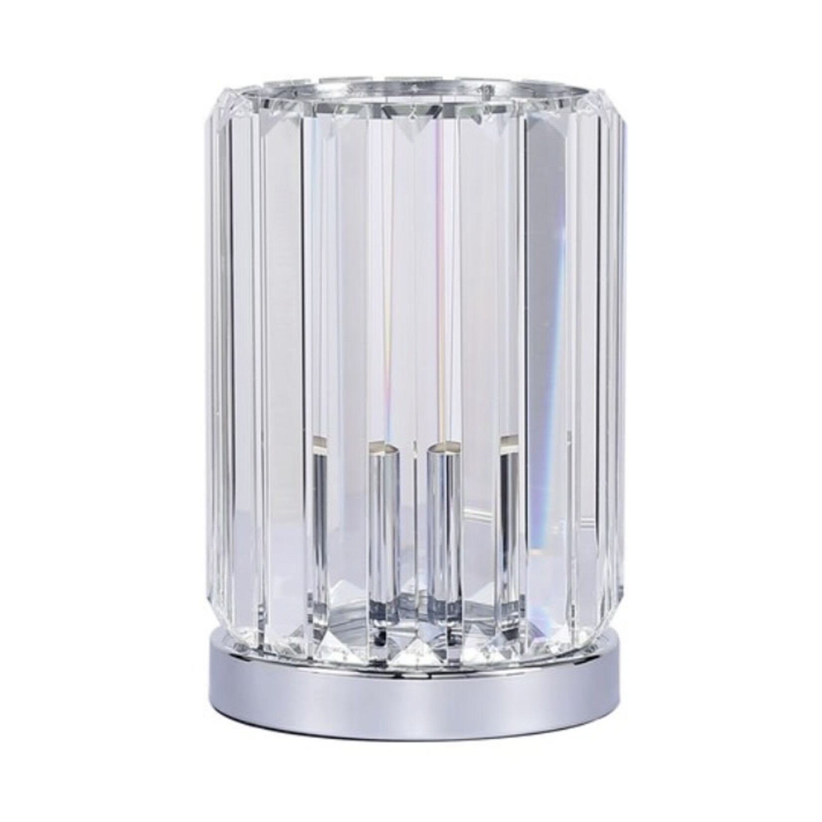 Discount Central Table Lamp with Glass Shade