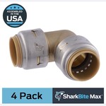 Discount Central 3/4” Push to Connect 90º Elbow, 4pcs