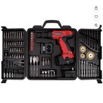 Discount Central 18V Cordless Drill Set - 89-Piece Tool Set with Drill Bits Sockets Driver Bits Rechargeable Battery