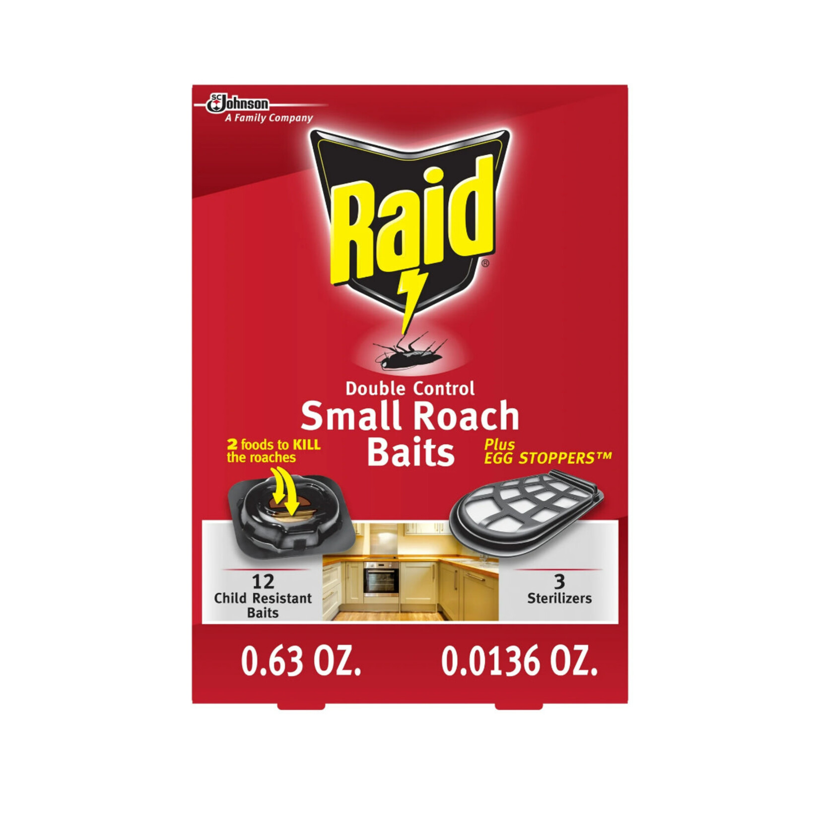 Discount Central Raid indoor/outdoor roach baits, 15 ct