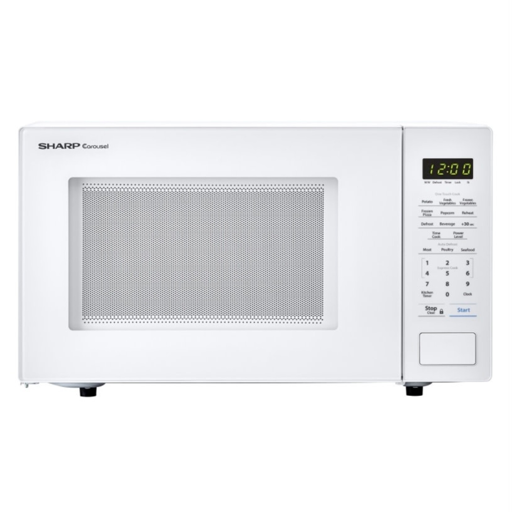 Discount Central Sharp Carousel Microwave White
