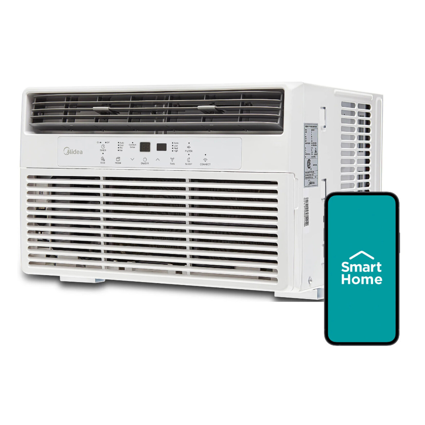 Discount Central MIDEA 12,000 btu AC unit window WIFI