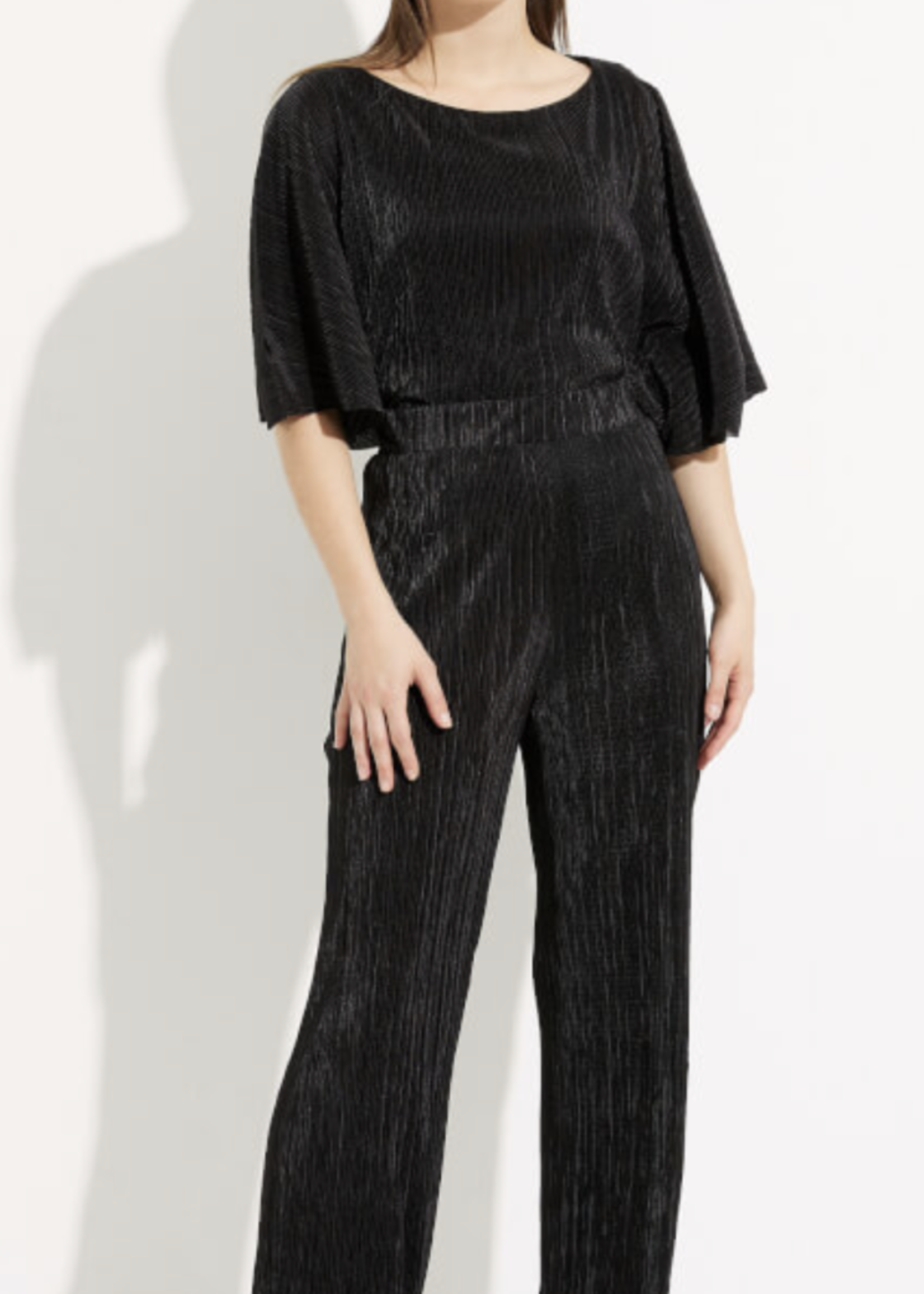 Joseph Ribkoff Black wide leg flowy unlined pant