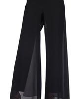 Alex evening Chiffon overlay dress pant