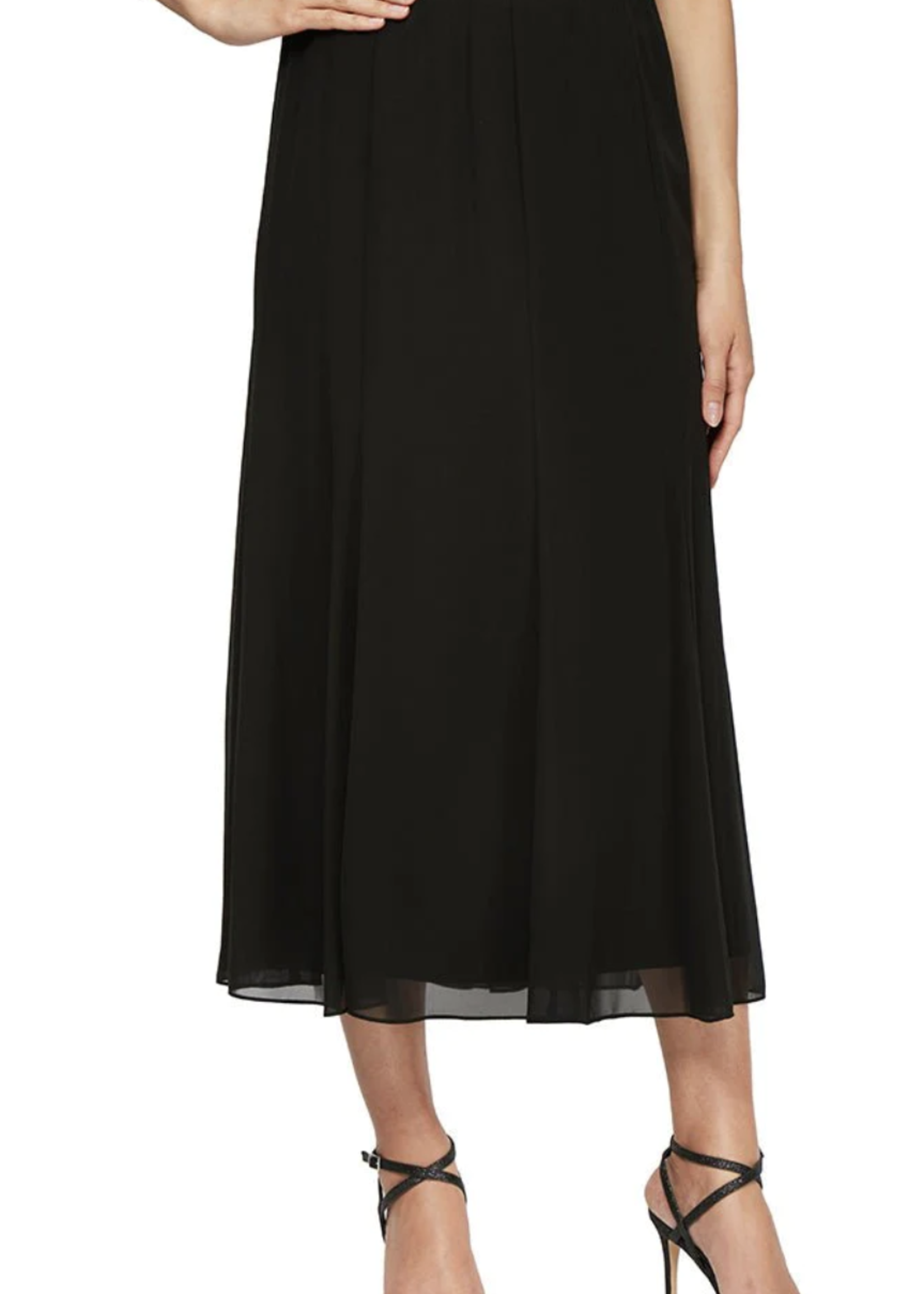 Alex evening Chiffon tea length skirt
