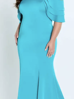 Montage Cold shoulder gown