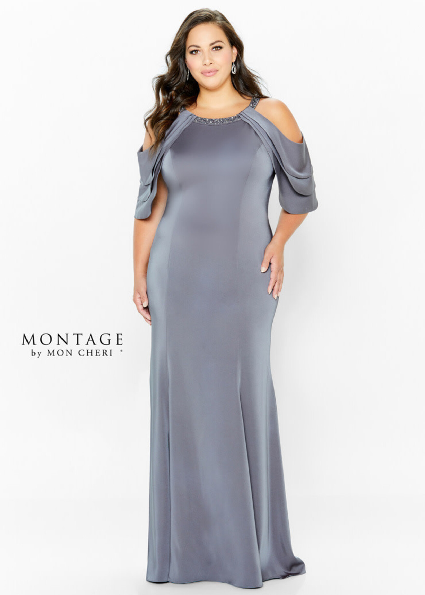 Montage Cold shoulder gown