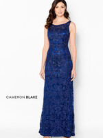 Cameron Blake A-line ribbon tulle gown