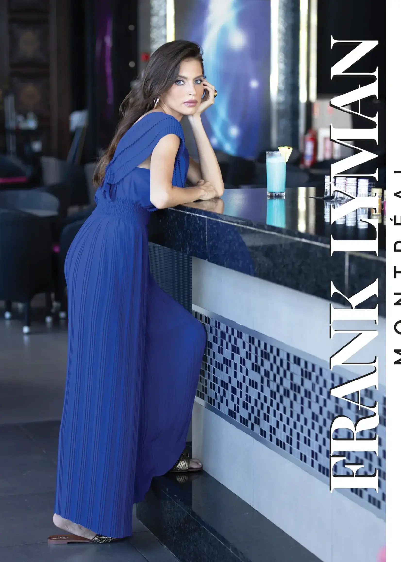 Frank Lyman Pleated woven jumpsuit