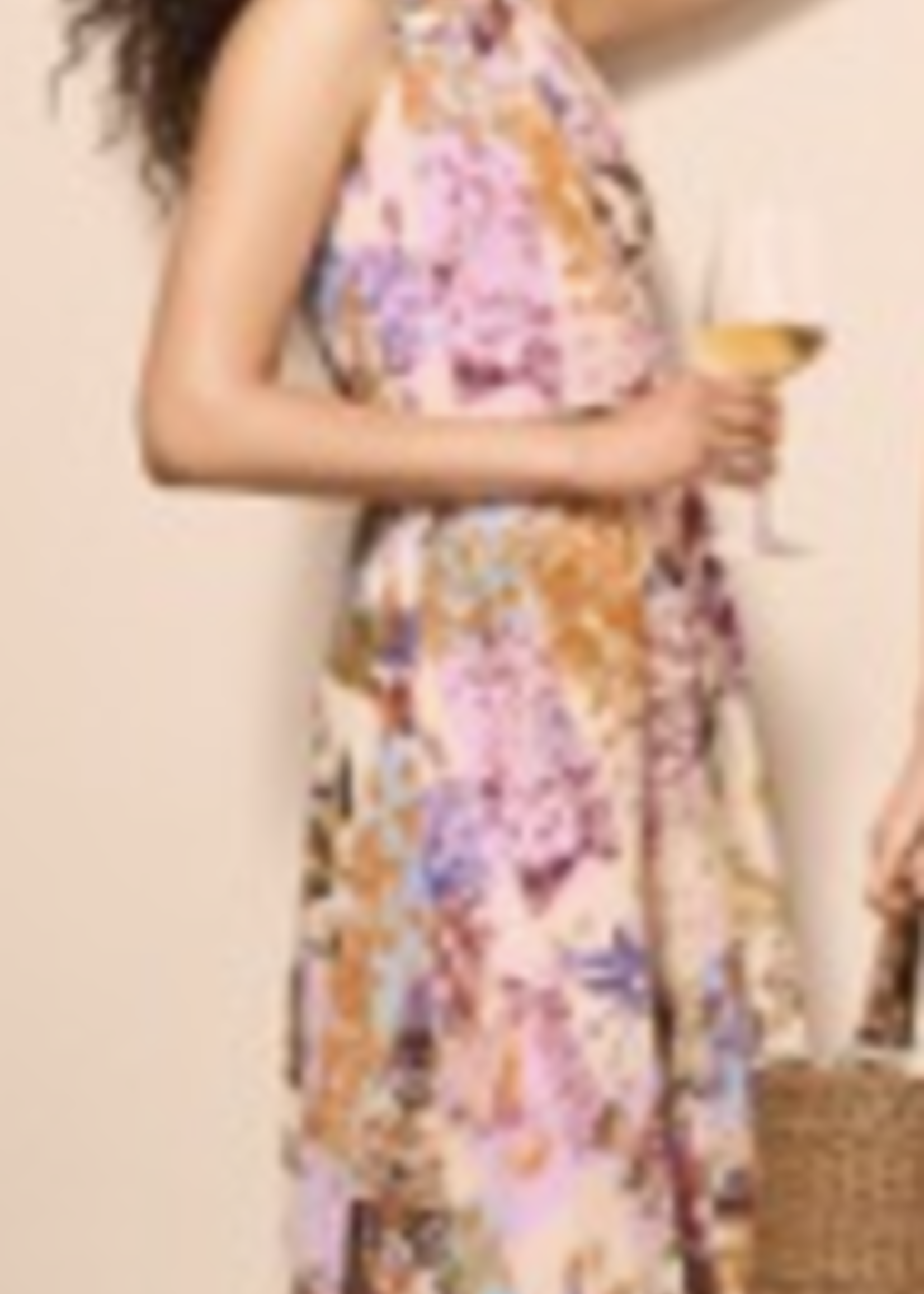 Tribal Halter high-hem dress