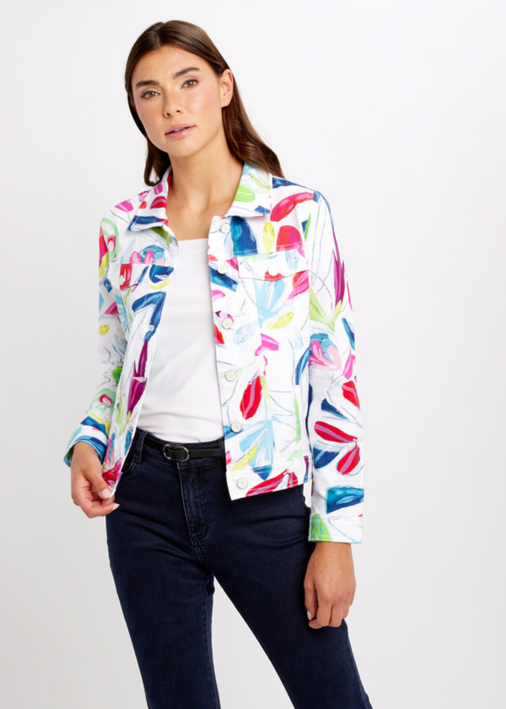 Dolcezza Abstract stretch jacket
