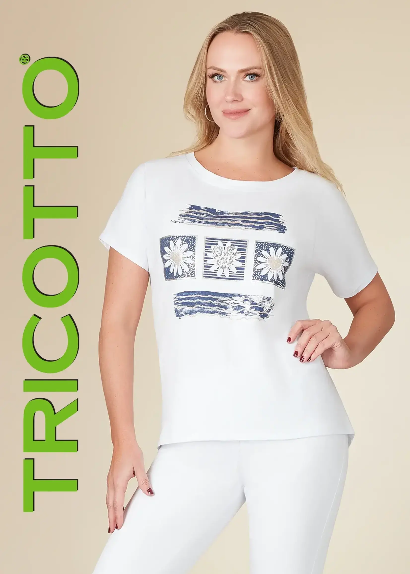 Tricotto Daisy print t-shirt