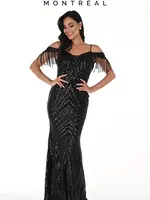 Frank Lyman All- over sequin mermaid gown