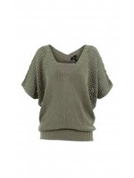 Marble 2pc crochet sweater