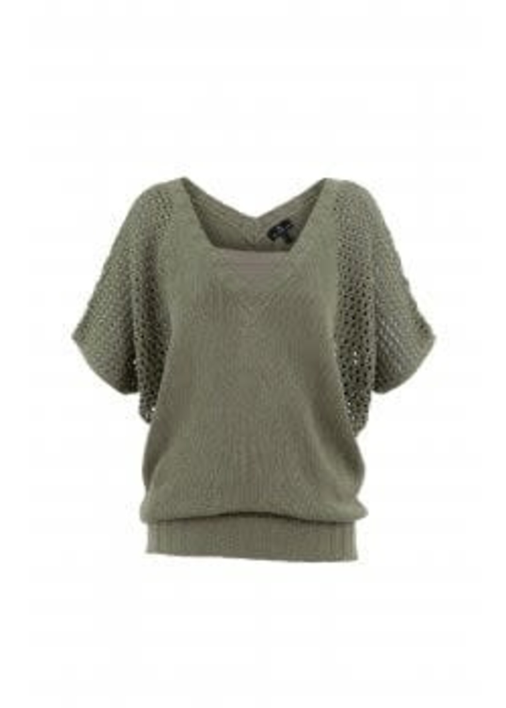 Marble 2pc crochet sweater