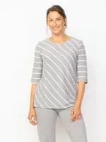 Habitat French terri stripe pullover