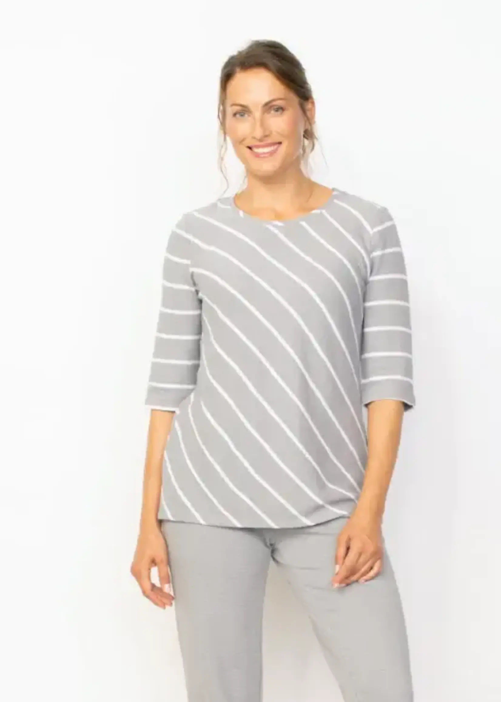 Habitat French terri stripe pullover