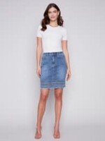 Charlie B Embroidered hem scooter