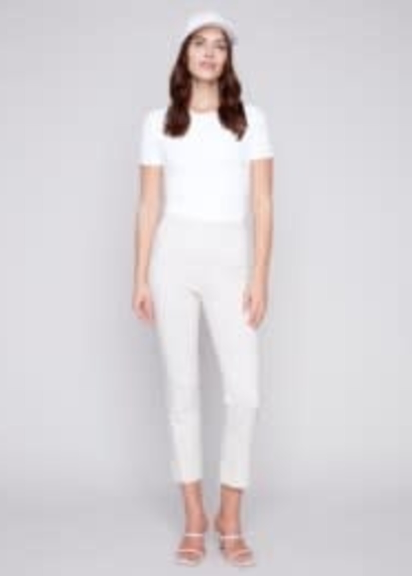 Charlie B Double frayed hem jean