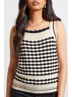 Tribal Mix knit tank