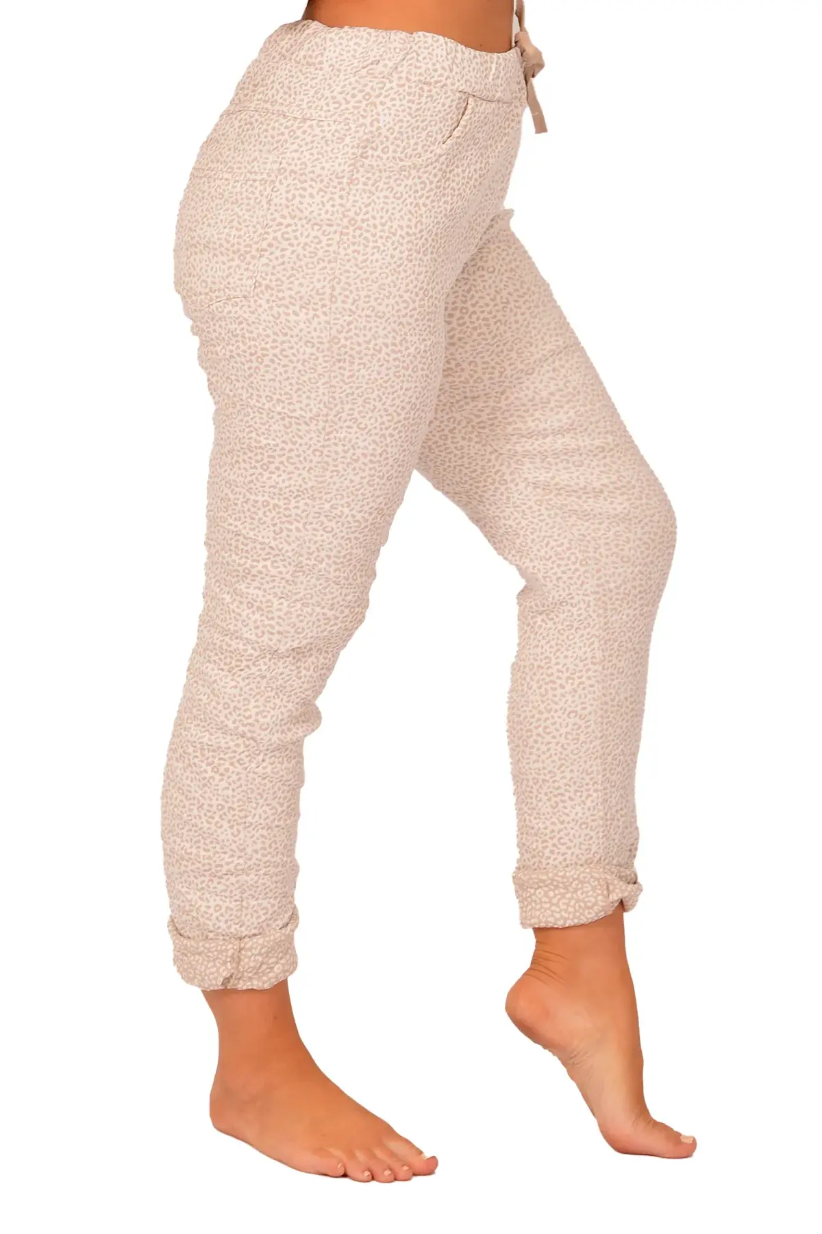 Doodle Cat Print Women's Joggers main image 1