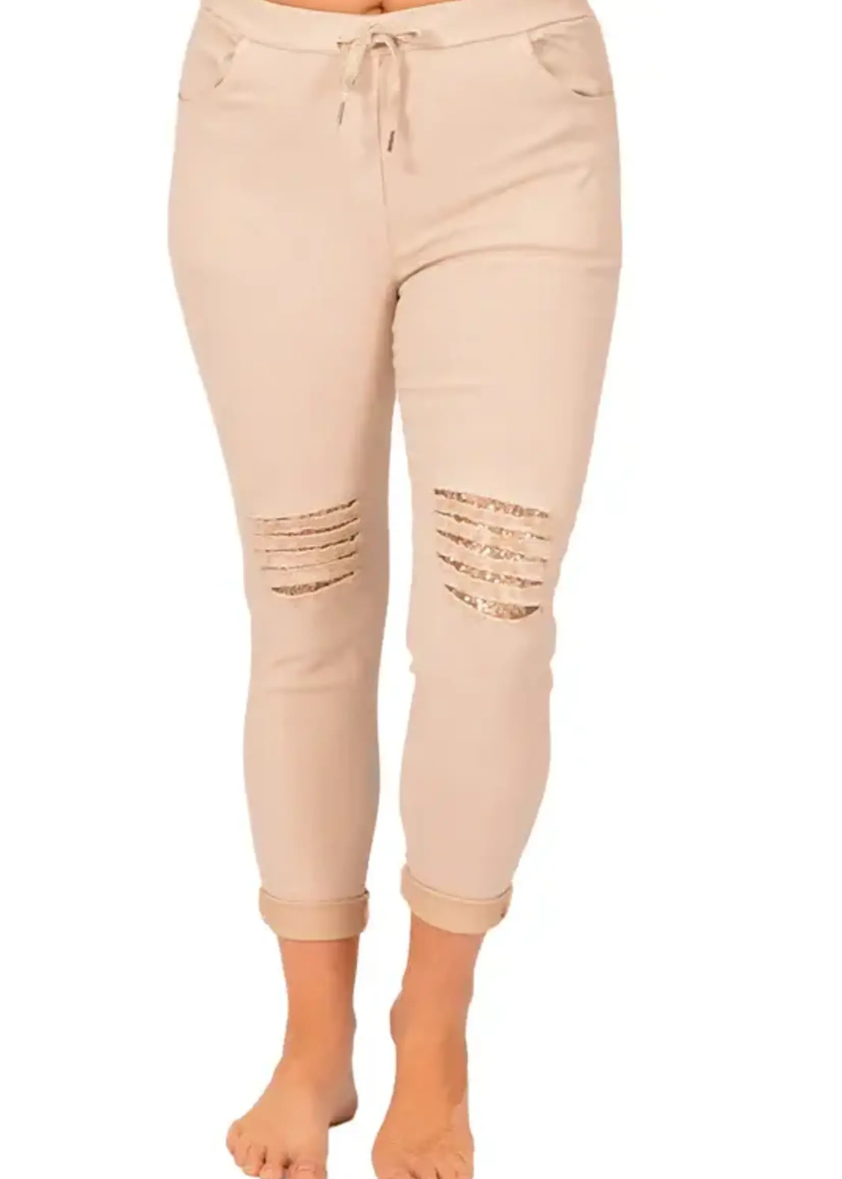 Catherine Lillywhite Cut out sequin detail jogger