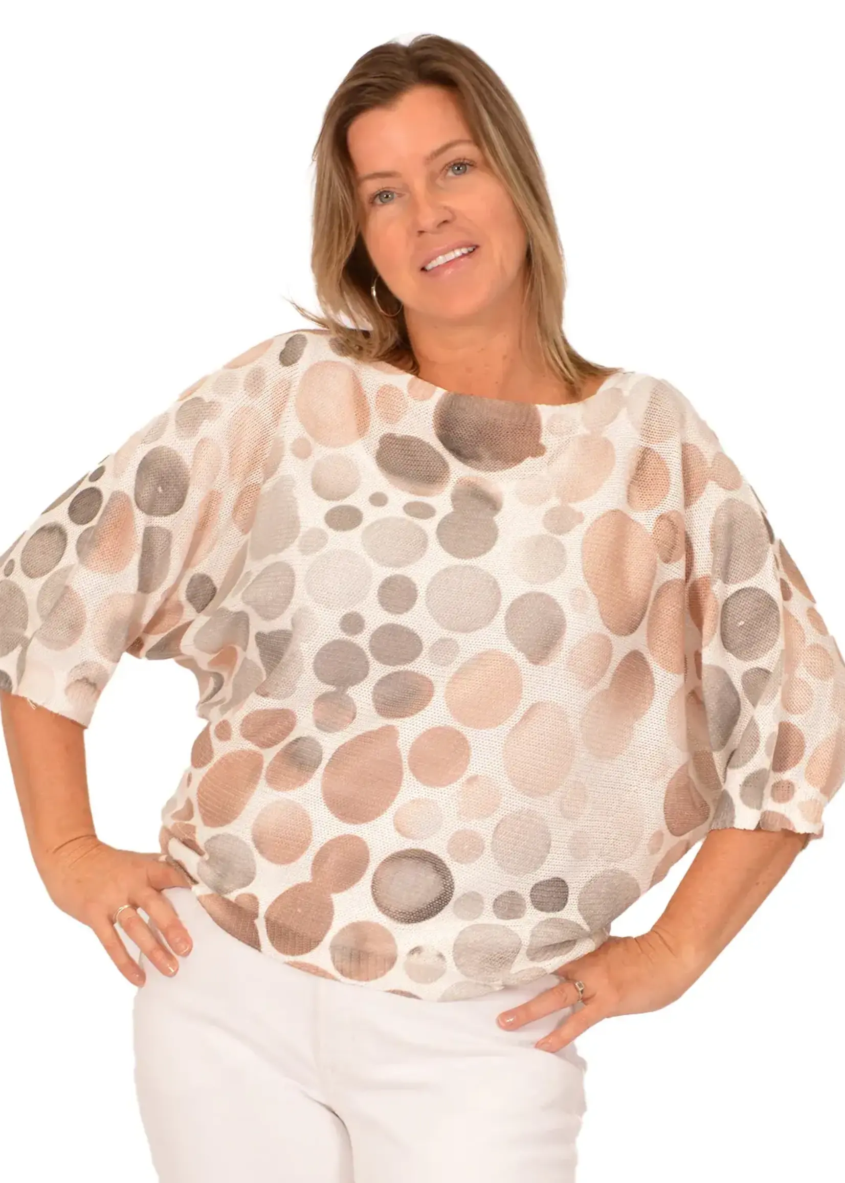 Catherine  Lillywhite Circle print top