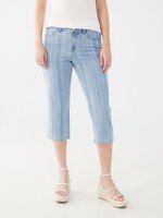French Dressing Jeans Olivia stripe capri