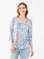 Dotty 3/4 sleeve top