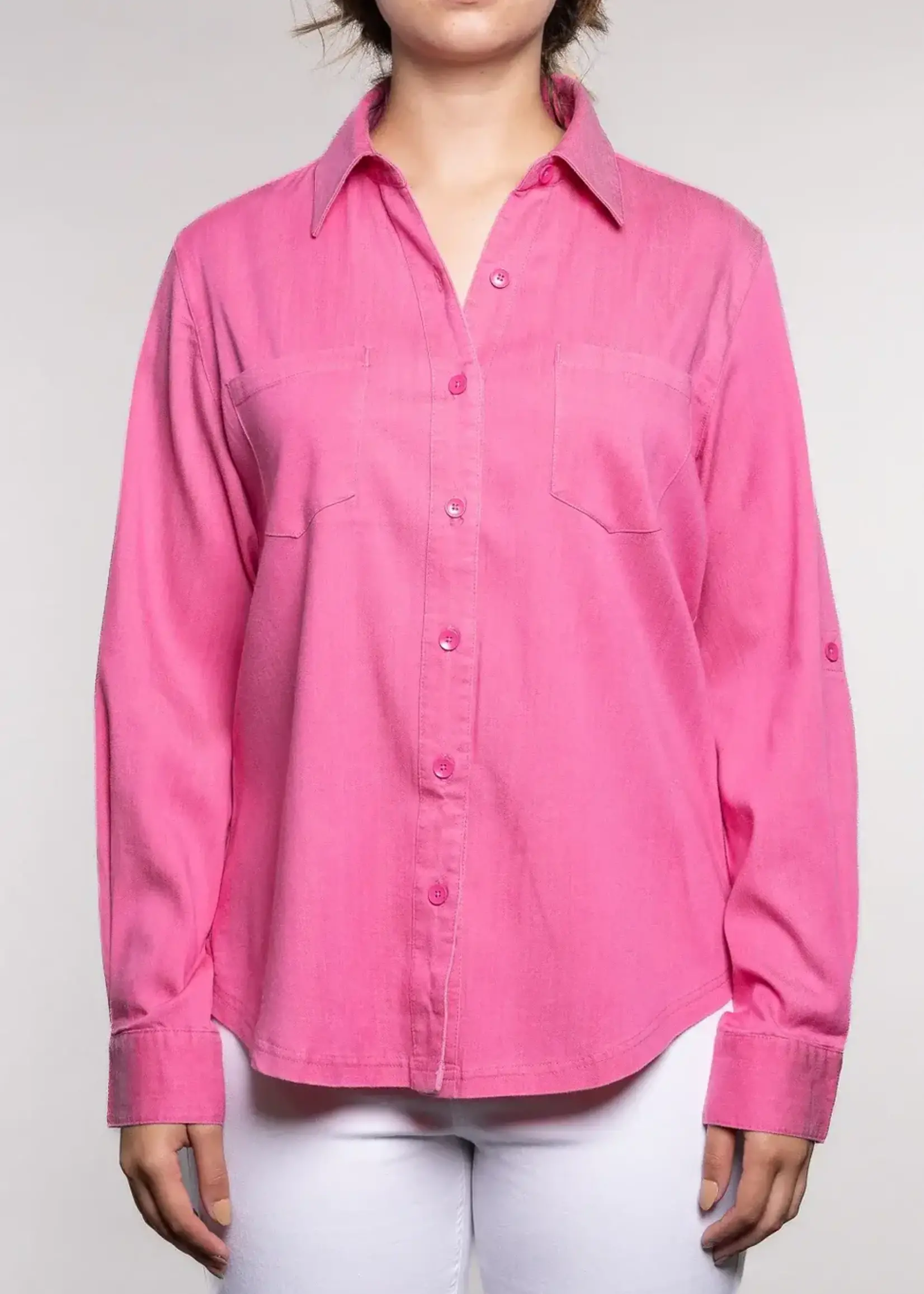 Carreli Jeans Tencel coloured denim blouse