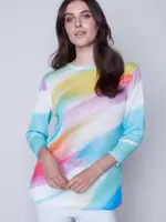 Carre Noir Light weight abstract sweater