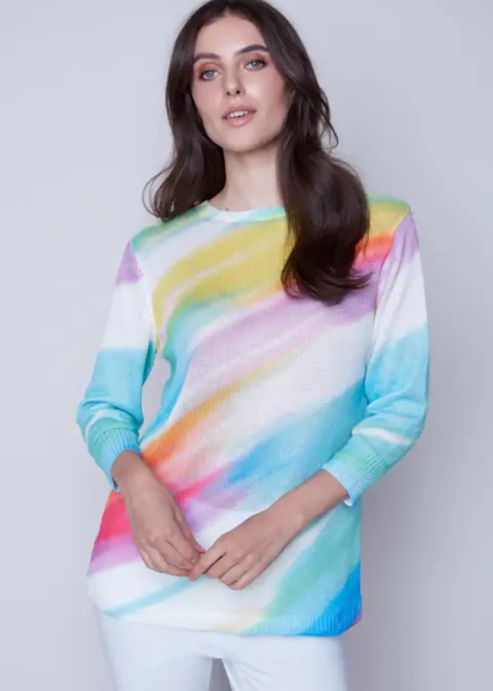 Carre Noir Light weight abstract sweater