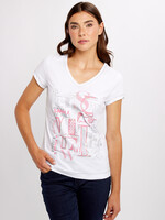 dolcezz Printed embellished t-shirt