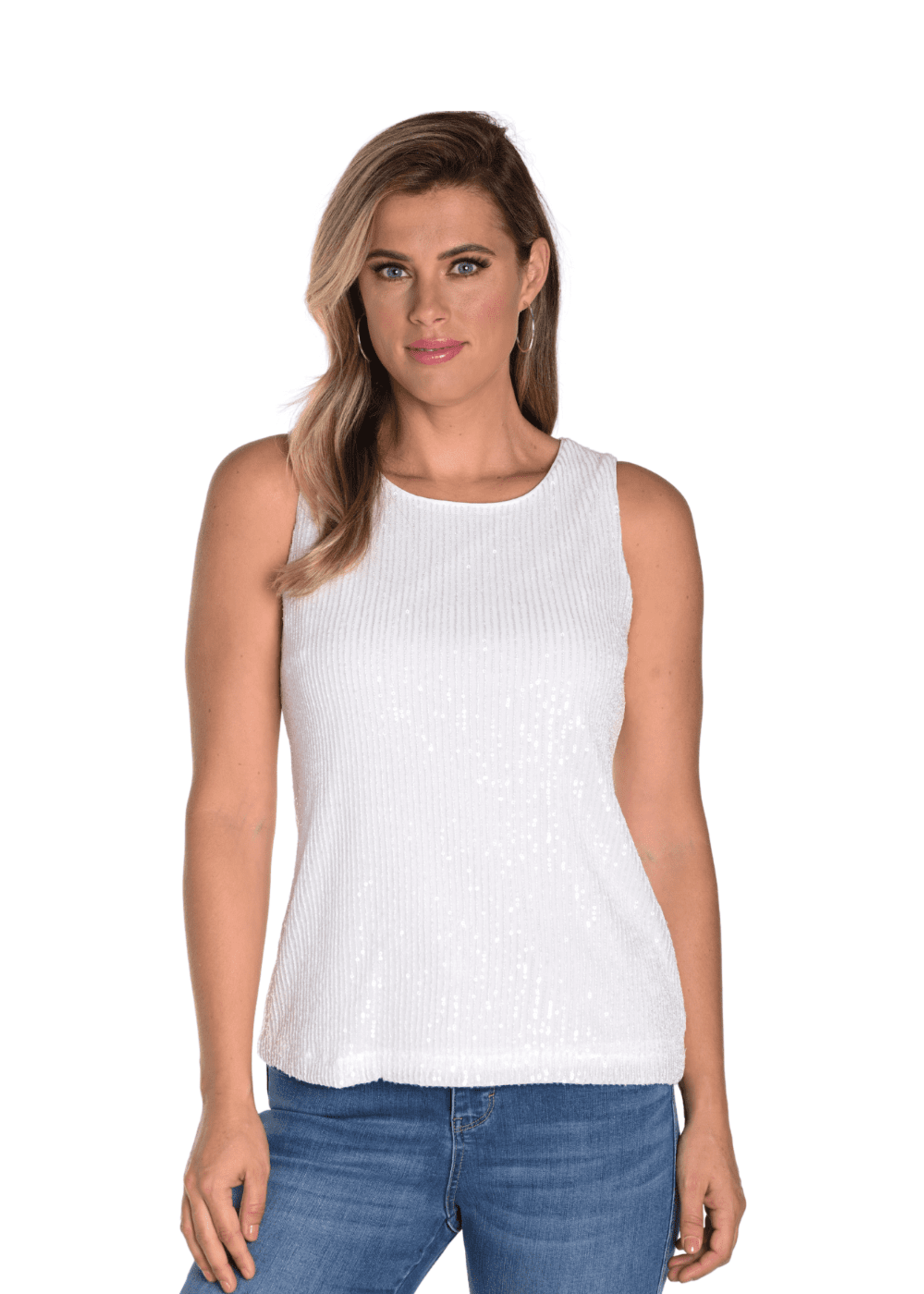 Frank Lyman All- over sequin cami