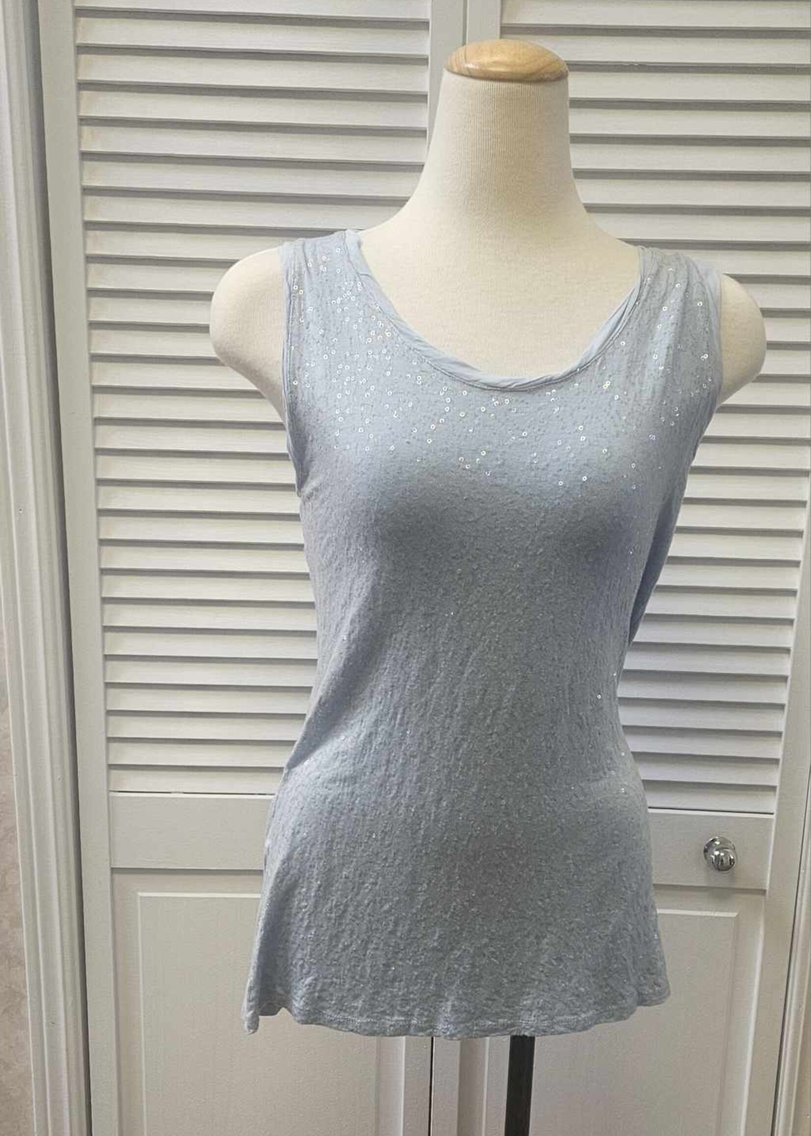 Angela Mara Sequin front tank