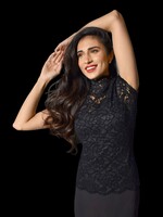 Frank Lyman Floral lace top w/ cami