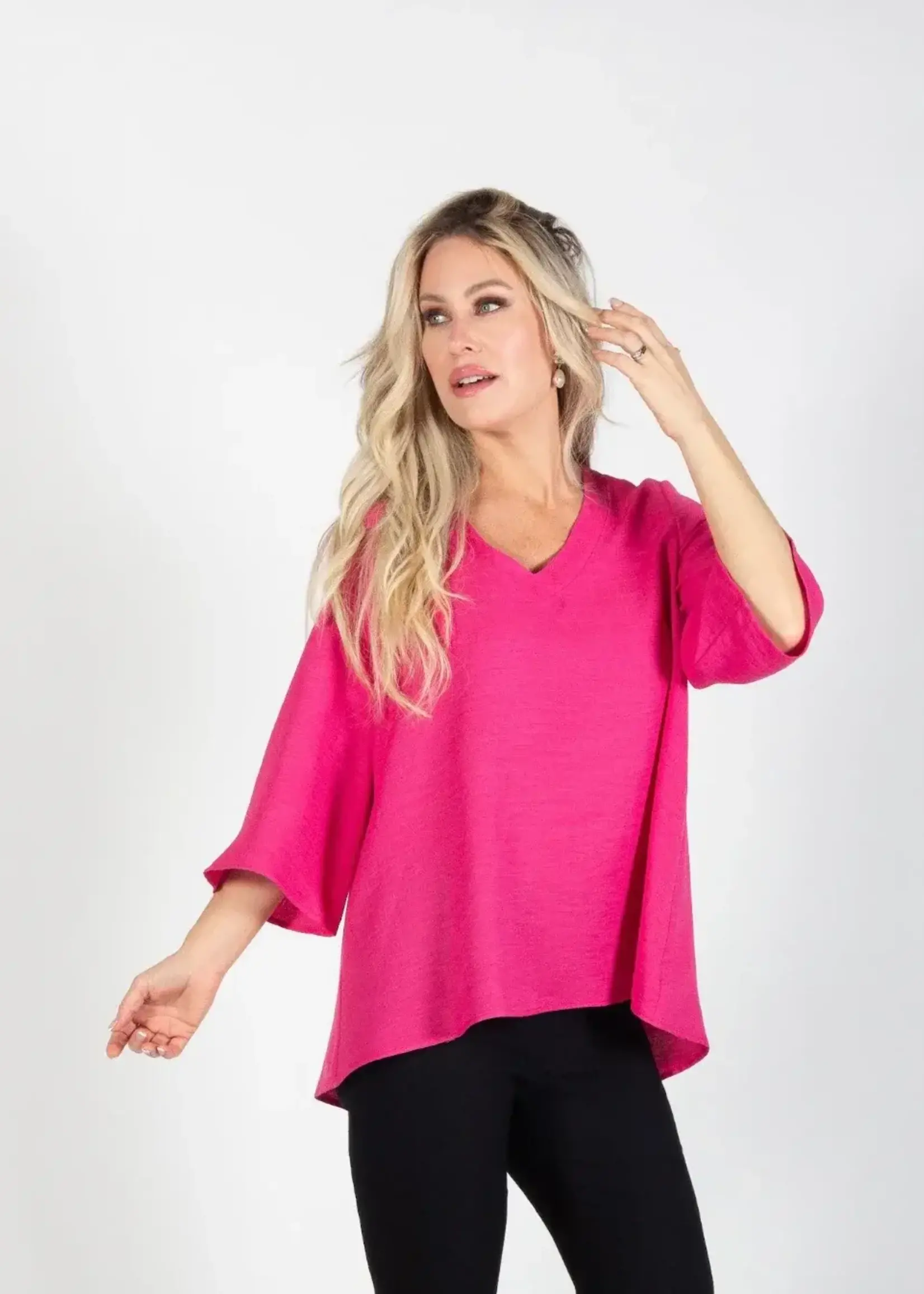 Pure Essence 3/4 sleeve swing top