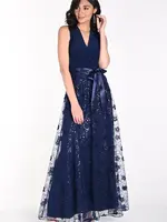 Frank Lyman Floral overlay skirt dress