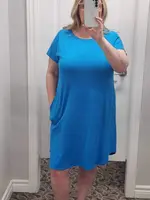 Pure Essence T-shirt BAMBOO dress w/ pockets
