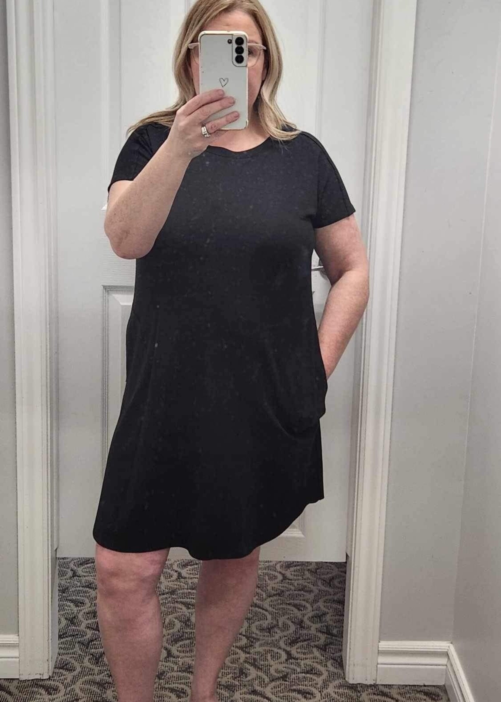 Pure Essence T-shirt BAMBOO dress w/ pockets