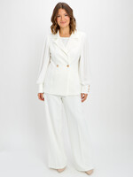 Frank Lyman Puff sleeve notched collar blazer and pant