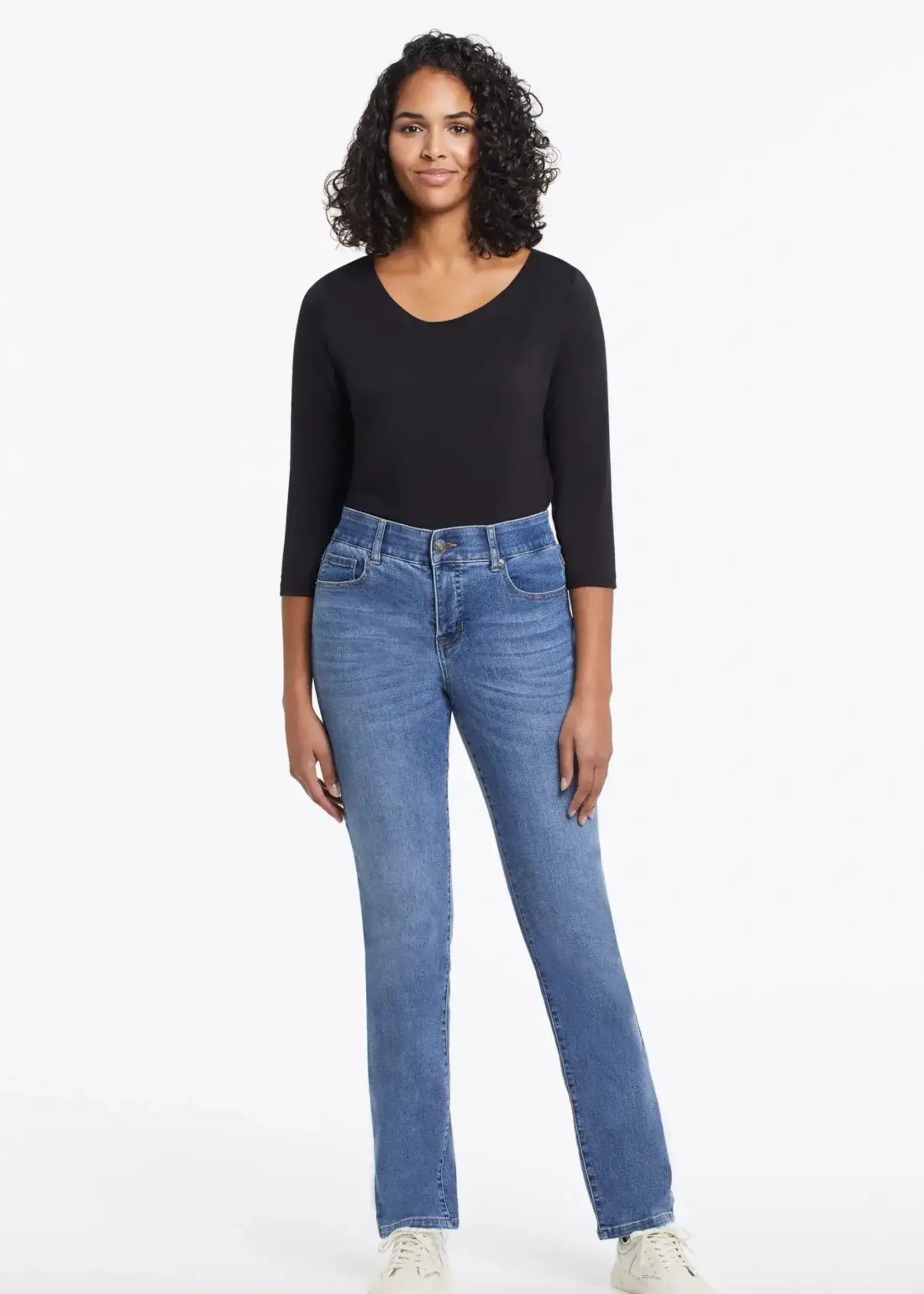 Tribal Curvy straight leg jean