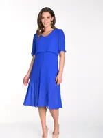 Frank Lyman Pleated 3/4 sleeve midi
