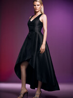 Joseph Ribkoff Asymmetrical convertible wrap dress