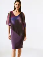 Joseph Ribkoff Absrtact overlay pencil dress